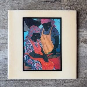 1011 Patterns by Gloria Lynn Ceramic Hanging Tile Art
